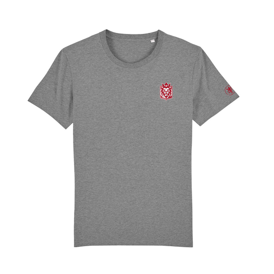 Kick Off T-Shirt - Grey & Red