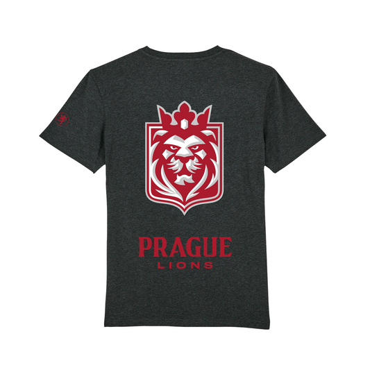 Tričko Kick Off – šedé a červené